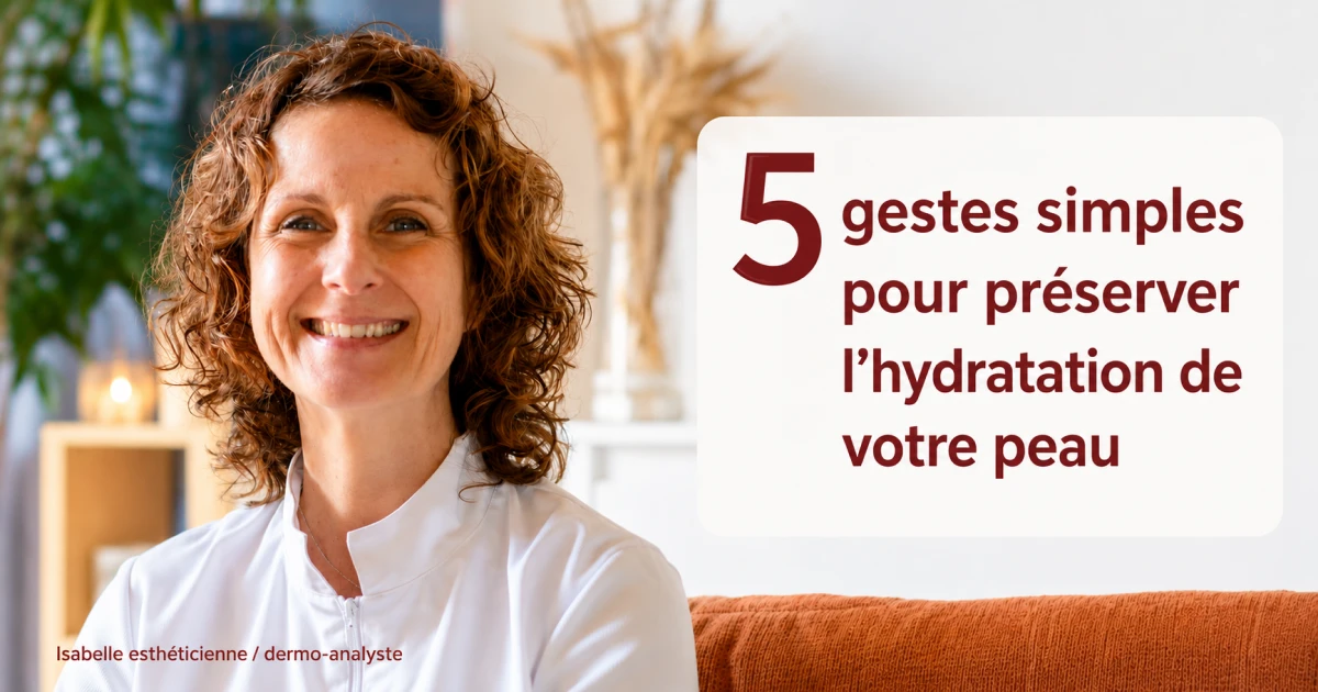 ISABELLE VELATTA Estheticienne A Domicile Quimper 5 Gestes Simples Pour Preserver Lhydratation De Votre Peau